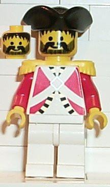 LEGO Minifigure-Imperial Guard - Officer-Pirates / Pirates I / Imperial Guards-PI065-Creative Brick Builders